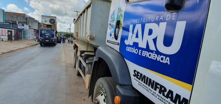 Prefeitura de Jaru inicia a 2ª etapa do maior programa de recapeamento asfáltico da história do município