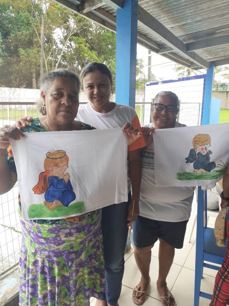 Em Jaru, idosos têm dia especial, com atividades recreativas, atendimento de saúde e oficinas de pintura