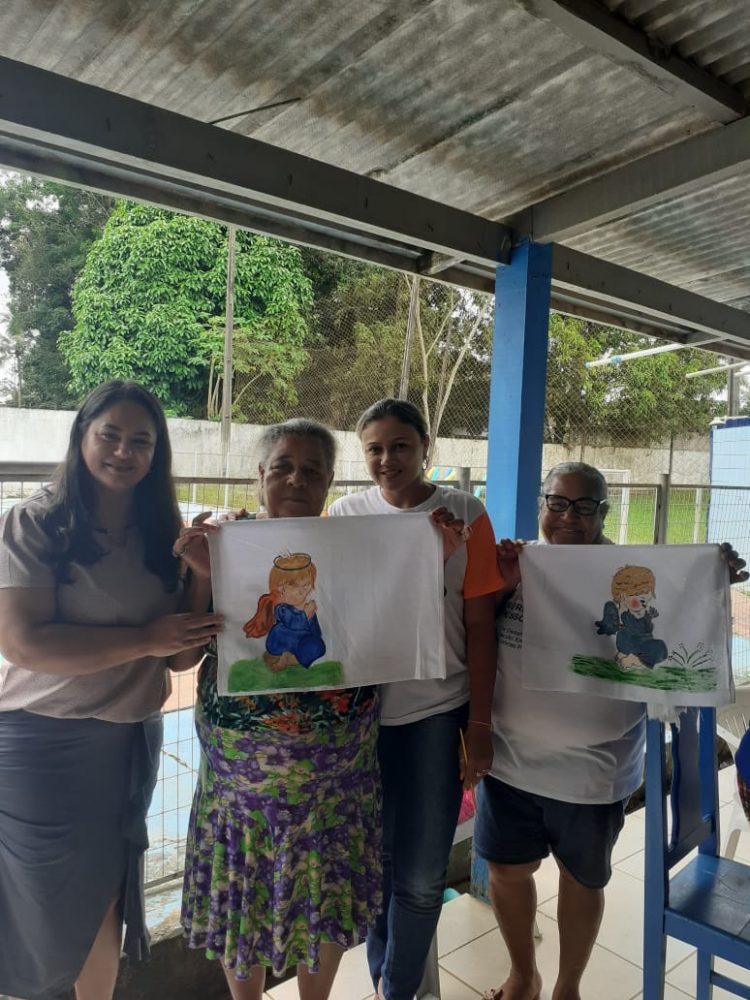 Em Jaru, idosos têm dia especial, com atividades recreativas, atendimento de saúde e oficinas de pintura