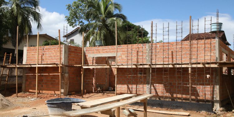 Obras de construção do Instituto de Previdência dos Servidores Públicos de Jaru , seguem em ritmo acelerado