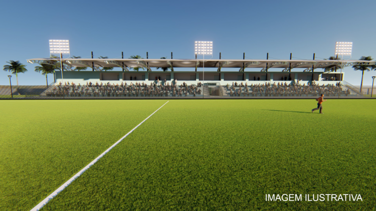 Iniciadas obras de construção da arquibancada no estádio Leal Chapelão em Jaru