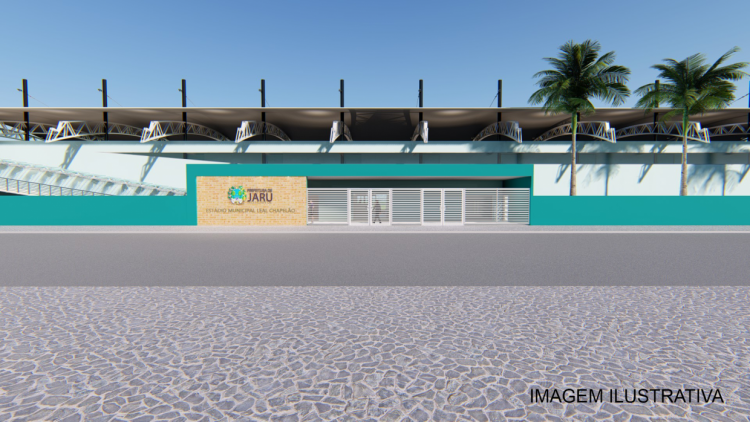Iniciadas obras de construção da arquibancada no estádio Leal Chapelão em Jaru