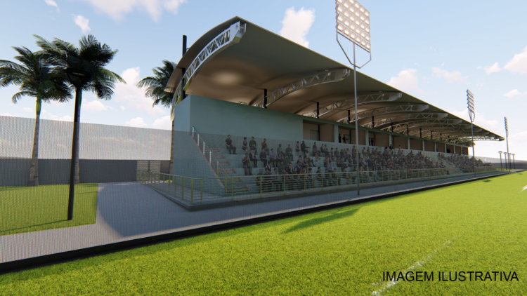 Iniciadas obras de construção da arquibancada no estádio Leal Chapelão em Jaru