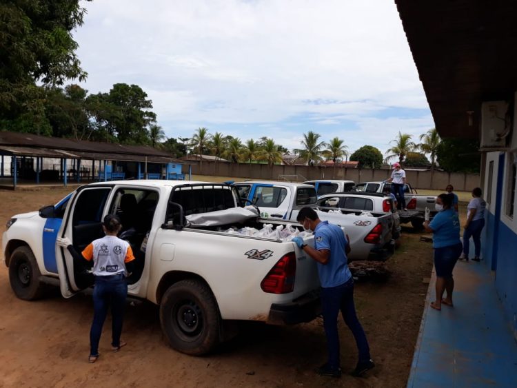 Prefeitura: Famílias de baixa renda cadastradas em programas sociais são beneficiadas com cestas básicas em Jaru