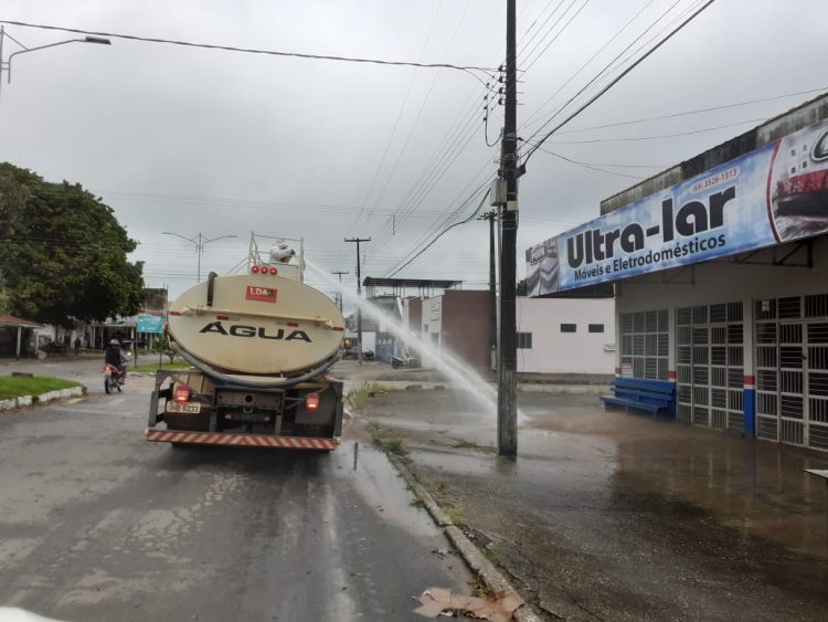 Contra o Coronavírus, prefeitura de Jaru realiza ação de desinfecção no distrito de Tarilândia