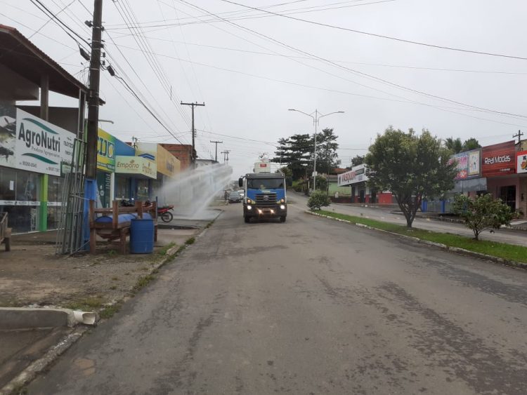 Contra o Coronavírus, prefeitura de Jaru realiza ação de desinfecção no distrito de Tarilândia