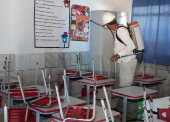 Secretaria de educação realiza dedetização e limpeza de caixas d’águas nas escolas municipais