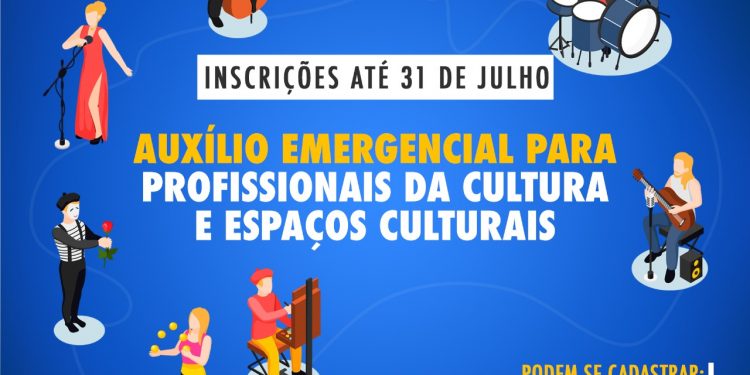 Inscrições para o Auxílio Emergencial Cultural segue até 31 de julho
