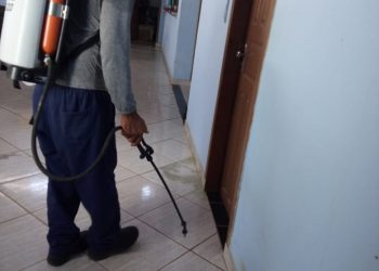 Secretaria de Desenvolvimento Social, realiza dedetização e limpeza de caixas d’águas