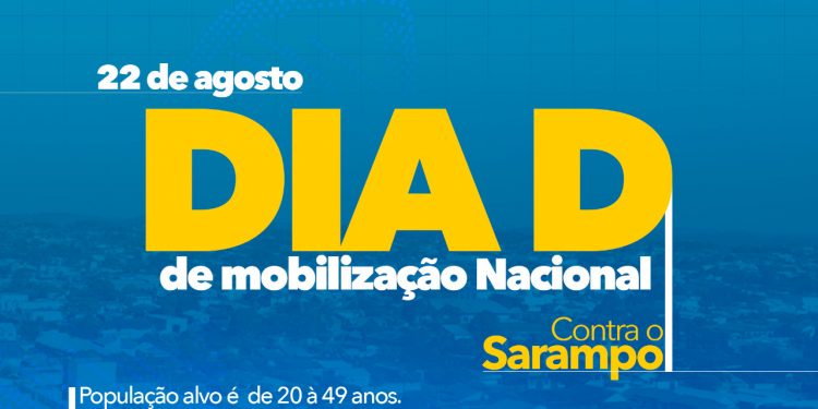 Secretaria de saúde de Jaru realiza D de vacinação contra o sarampo no próximo sábado, 22