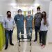 Secretaria de saúde recebe doação de andador; equipamento irá auxiliar no tratamento dos pacientes com Covid-19