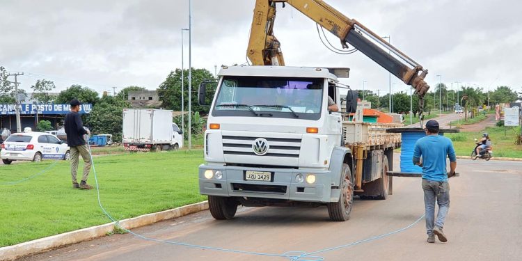 Prefeitura Jaru realiza os últimos ajustes para concluir iluminação da BR 364 até o Savana Park