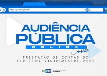 Audiência pública para prestação de contas do 3º quadrimestre de 2020,  da Secretaria Municipal de Saúde