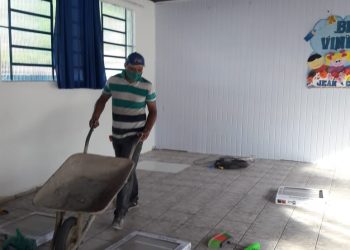 Prefeitura de Jaru realiza adequações na Escola Jean Carlos Muniz