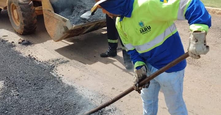 Com equipe exclusiva prefeitura de Jaru garante conservação e manutenção de ruas e avenidas do município