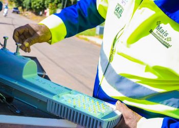 Prefeitura de Jaru continua com serviço de expansão da rede iluminação pública com lâmpadas de LED