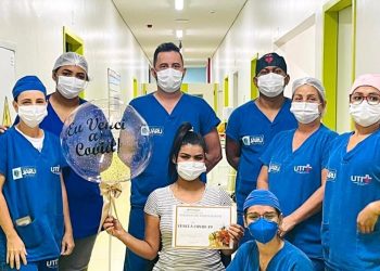 Mais uma paciente vence a Covid-19 e recebe alta da UTI do Hospital municipal em Jaru