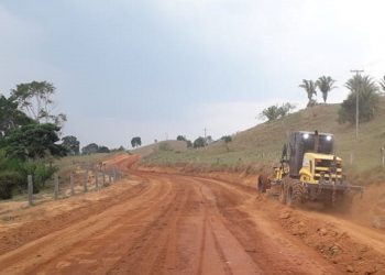 Prefeitura de Jaru intensifica patrolamento e limpeza de estradas rurais da linha 634; serviços seguem em fase de conclusão