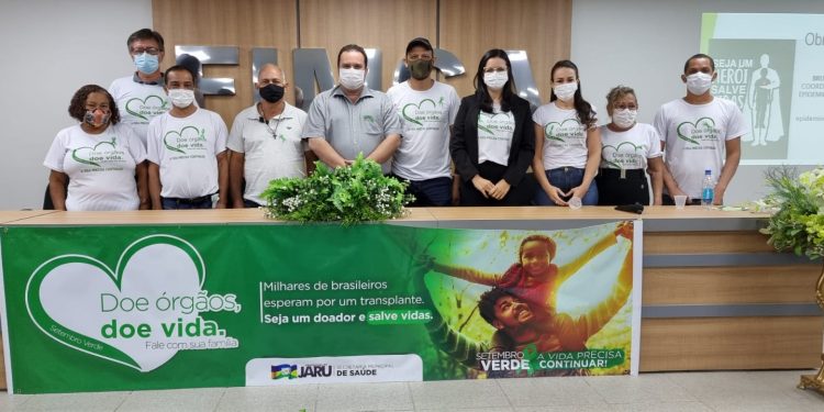 Evento em alusão ao Dia Nacional da Doação de Órgãos é realizado com sucesso pela prefeitura de Jaru