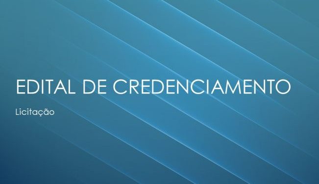 CREDENCIAMENTO Nº 006/PMJ/2021.