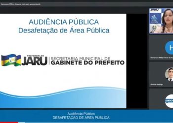 Audiência Pública – DESAFETAÇÃO DE ÁREA PÚBLICA