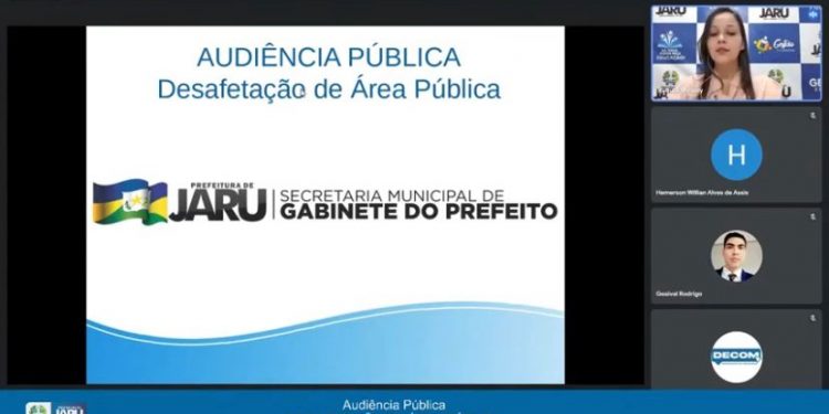 Audiência Pública – DESAFETAÇÃO DE ÁREA PÚBLICA