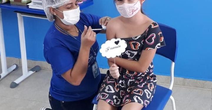 Mais de 80 crianças são imunizadas contra a Covid-19 em Tarilândia
