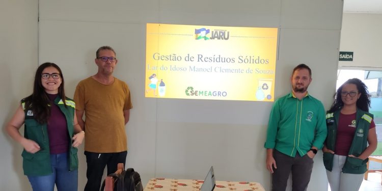 Prefeitura de Jaru promove treinamento sobre destinação de resíduos sólidos com servidores do Lar do Idoso
