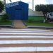 Prefeitura de Jaru reforça pinturas em faixas de pedestres