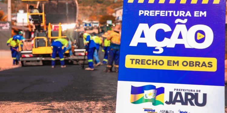 Asfalta Jaru: Serviço de pavimentação na galeria da Rio de Janeiro é concluído