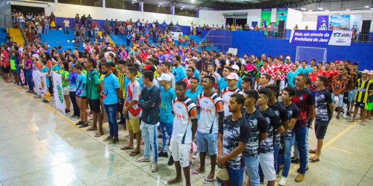 Cerimônia marca a abertura oficial da Copa Jaru/Interativa de Futsal