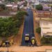 Marechal Rondon é mais uma via beneficiada com as obras do projeto Asfalta Jaru