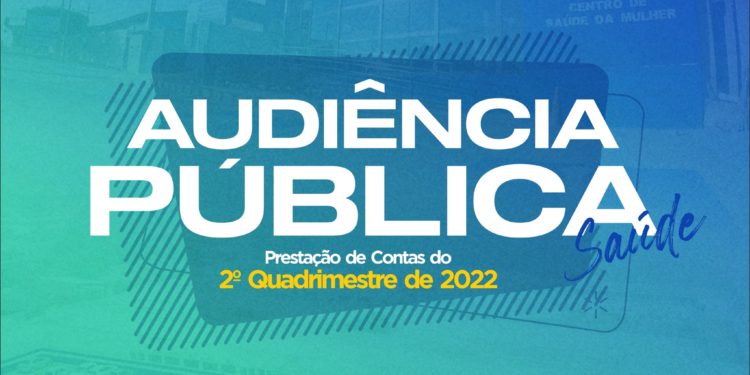 Audiência Pública para prestação de contas da saúde pública em Jaru, referente ao 2º quadrimestre será no dia 27 de setembro