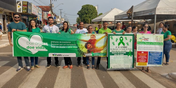 Secretaria de Saúde de Jaru realiza Pit Stop em alusão a campanha nacional de doação de órgãos
