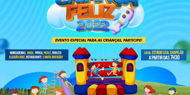 Vem aí mais uma edição do projeto Criança Feliz; evento realizado pela prefeitura de Jaru será no Estádio Leal Chapelão no próximo dia 12 de outubro