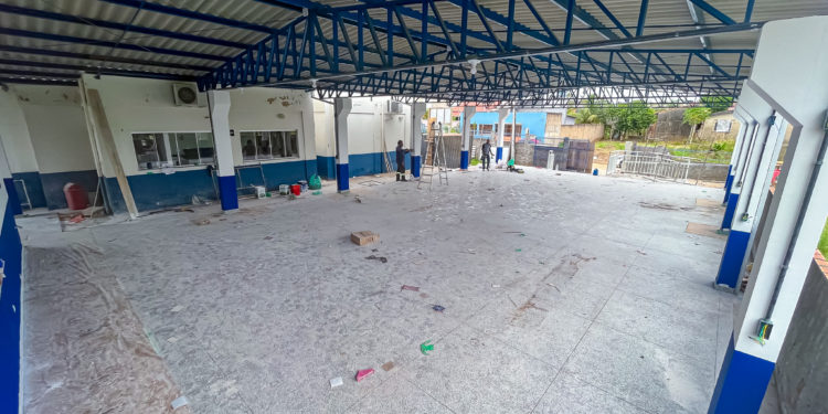 Em ritmo acelerado obras de ampliação do Centro de Convivência do Idoso chegam à reta final