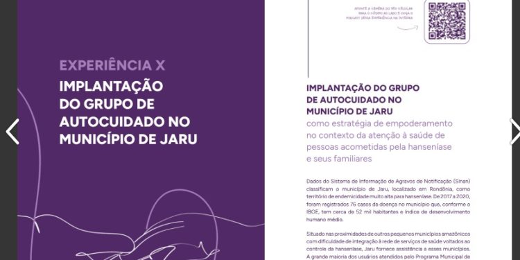 Jaru é destaque em livro do Ministério da Saúde, com projeto de Autocuidado no combate a Hanseníase