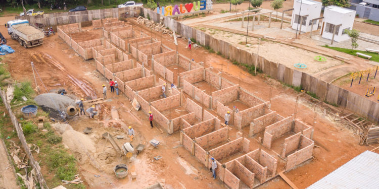 Obras do Centro de Saúde do Savana Park em Jaru avançam