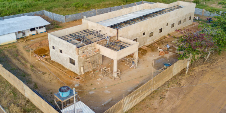 Obras do Centro de Saúde do Residencial Morumbi e avançam; processo de cobertura já está na reta final