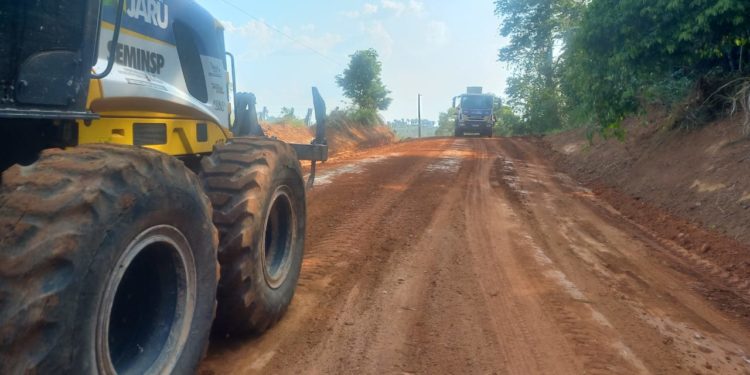 Prefeitura de Jaru realiza patrolamento na Linha 634