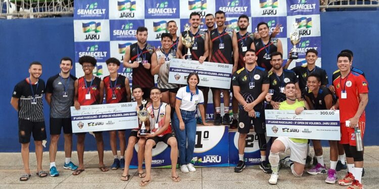 3º Open Jaru de Voleibol fecha agenda esportiva do final de semana em Jaru