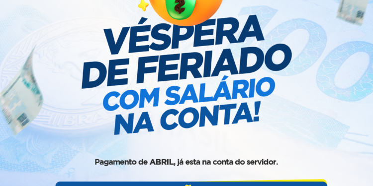 Tá na conta!  Prefeitura de Jaru realiza pagamento de servidores referente ao mês de abril