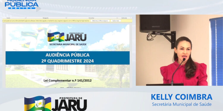 AUDIÊNCIA PÚBLICA PRESTAÇÃO DE CONTAS SEMUSA 2º QUADRIMESTRE 2024