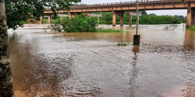 Rio Jaru entra em alerta vermelho para risco de alagamento