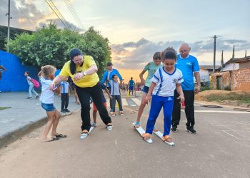 Parceria entre Detran e Prefeitura de Jaru garante realização de atividades educativas e recreativas para moradores do setor 07