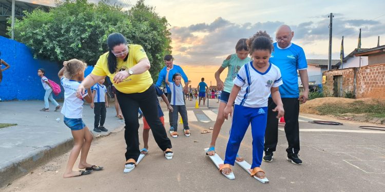 Parceria entre Detran e Prefeitura de Jaru garante realização de atividades educativas e recreativas para moradores do setor 07