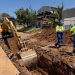 Prefeitura de Jaru trabalha na construção de drenagem na rua Afonso José, entre Frei Caneca e Raimundo Barreto, no Setor 07