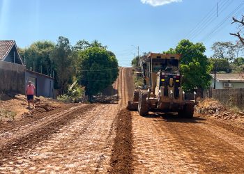 Mais oito trechos de ruas do Setor 04 receberão pavimentação asfáltica