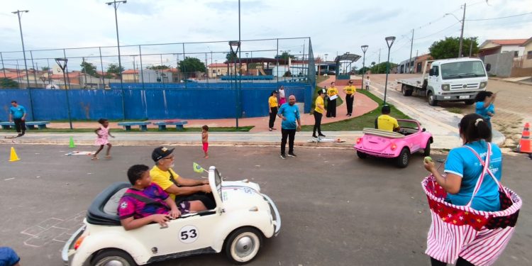 Residenciais Jardim Europa e Primavera recebem ação recreativa da Prefeitura de Jaru em parceria com o Detran